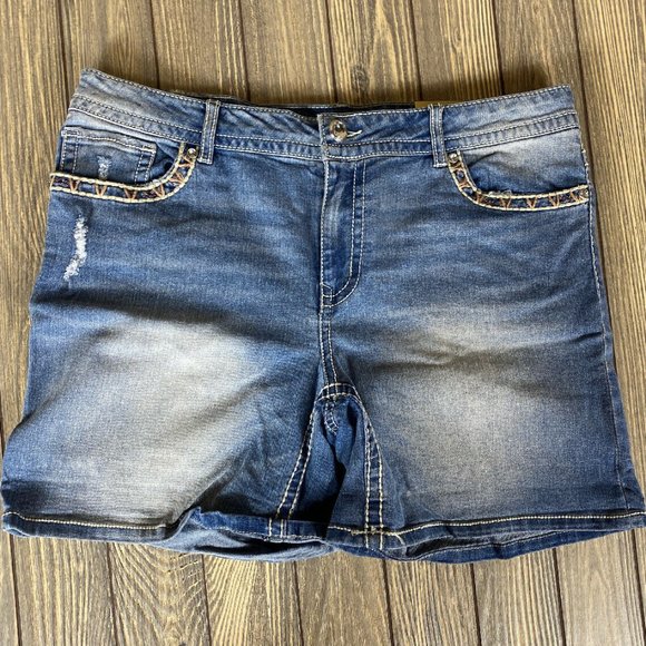faded glory jean shorts
